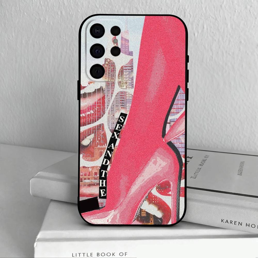 S-Sex and the City Phone Case For Samsung S25,S24,S21,S22,S23,S30,Ultra,S20,Plus,Others Soft Black Cover