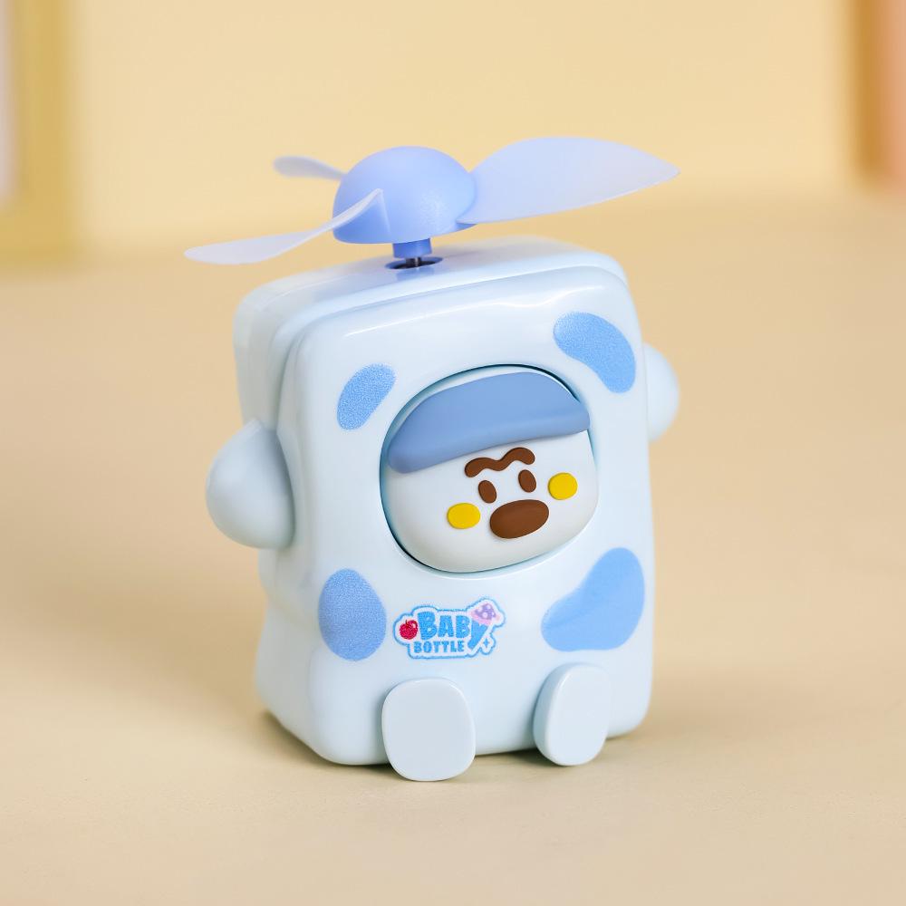 Cartoon Cute Pet Handheld USB Rechargeable Portable Mini Fan Wholesale/Custom/Cross-border
