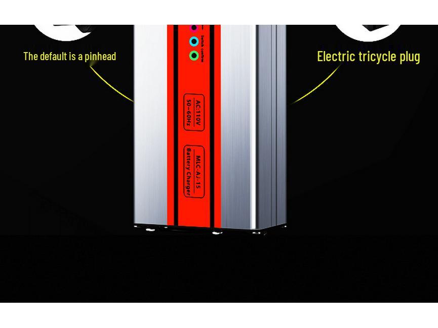 Adjustable 15A EV Lithium Battery Charger, 48V/60V/72V, 110V Input (US Standard)