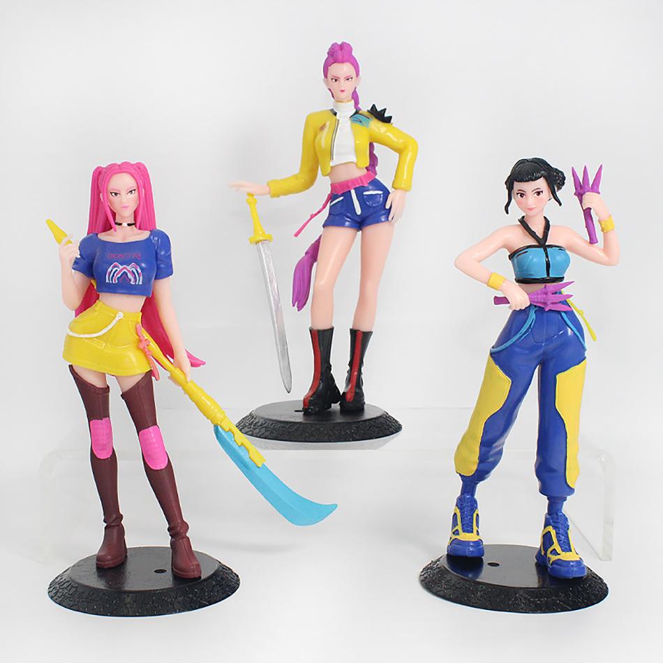 19CM Kpop Demon Hunters Actiefiguur Speelgoed Rumi Mira Zoey Sussy Figuur PVC Actiefiguur Model Poppen Desktop Decoratie Speelgoed