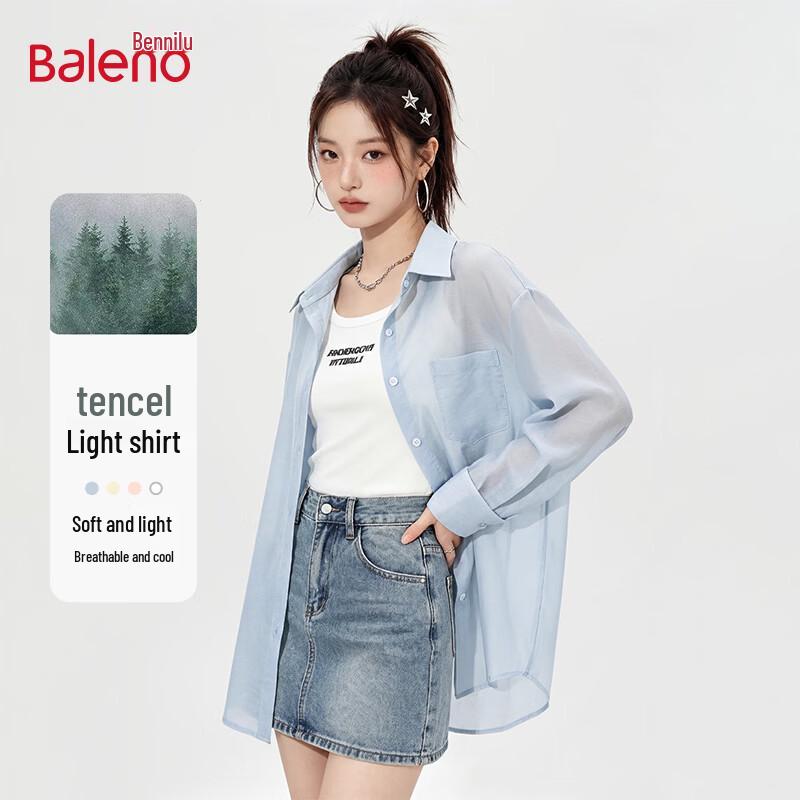 

Baleno Men s Loose Fit Long Sleeve Collared Shirt L
