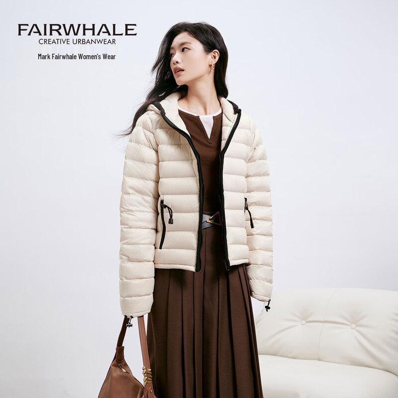 

Mark Fairwhale Women s Ribbed Hooded Short Down Jacket L (120-135 jin)