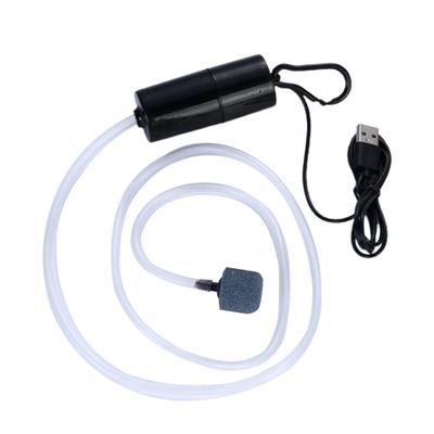 Fish Tank Air Pump Household Silent Mini USB Oxygen Pump Outdoor Fishing Aquarium Pumps Black