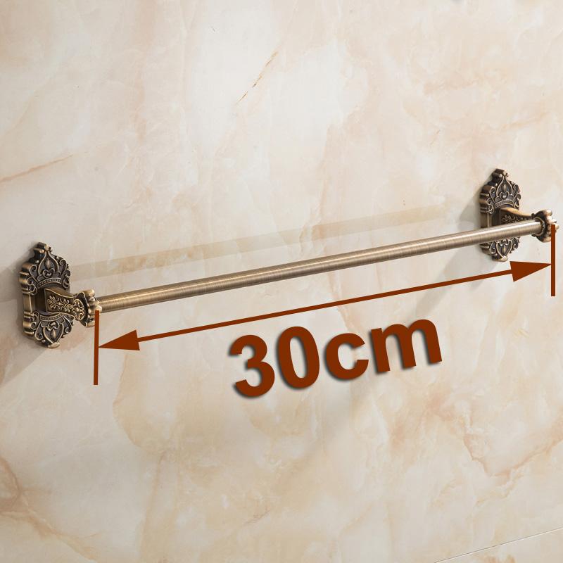 . (24",60cm)Single Towel Bar/Towel Holder,Solid Aluminium,Antique Brass Finish,Wall Mounted Bathroom accessories