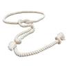 Cotton Linen Adjustable Belt Thick Rope Design Waist Girdle Retro Waistband for Jeans Outfits Casual Daily Wear  Beige