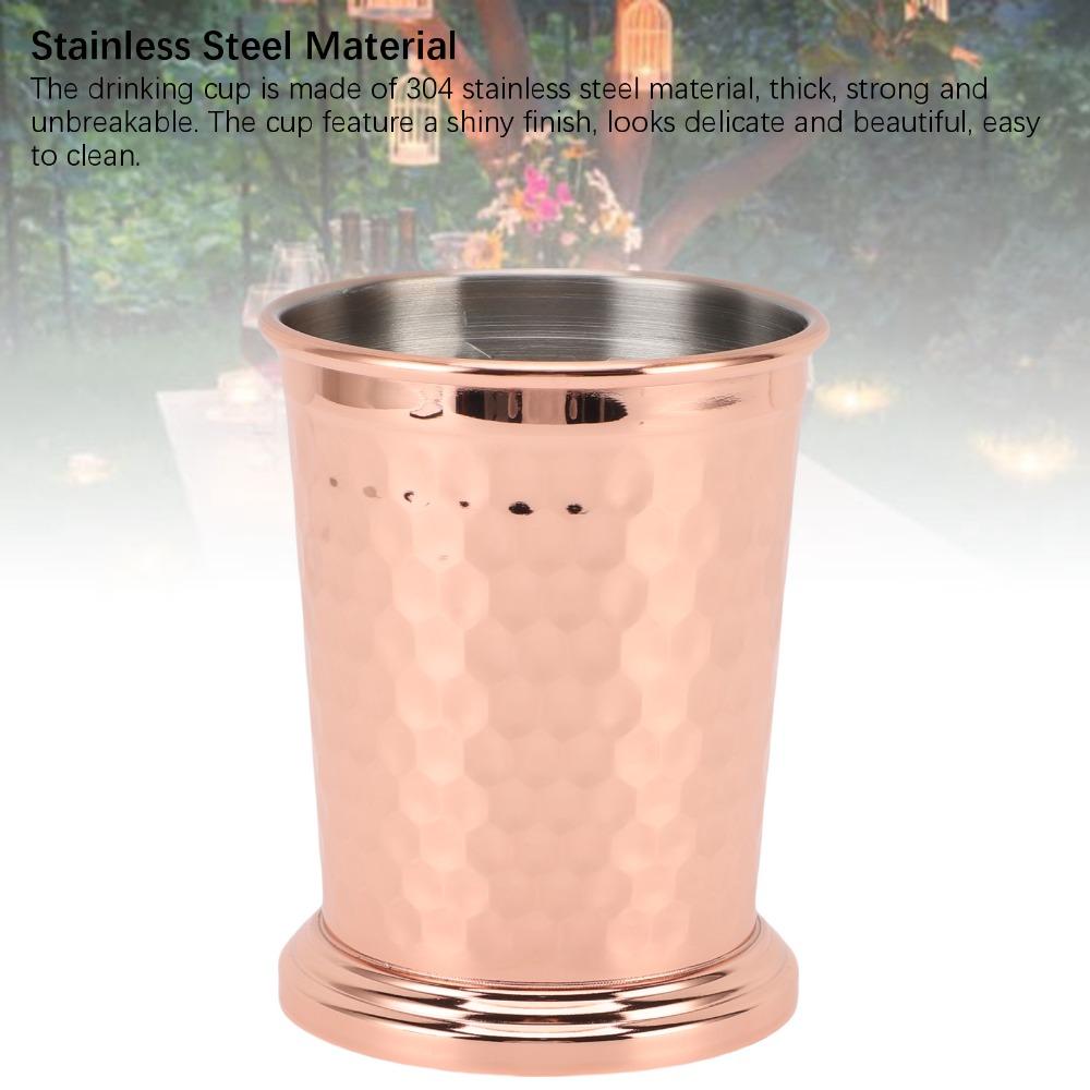 304 Stainless Steel Stainless Steel Drinking Cup Wide Base Stability Beverage Cup Party
