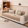 Minimalism Twill Chenille Sofa Cover, Yarn Dyed Quality Couch Seat Cover For All Seasons Living Room Sofa Towel Pet Friendly