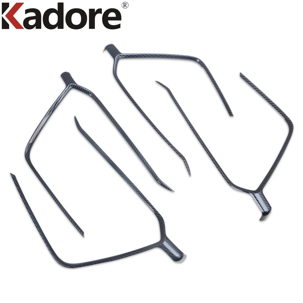 Car Ide Inner Door Armrest Handle Cover Trim For Toyota RAV4 RAV 4 -   2024 Carbon Fiber Interior Accessories