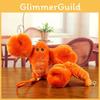 Cartooninspired Lobster Plush Keyring With Soft Fabric For Bag Decor And Collectors