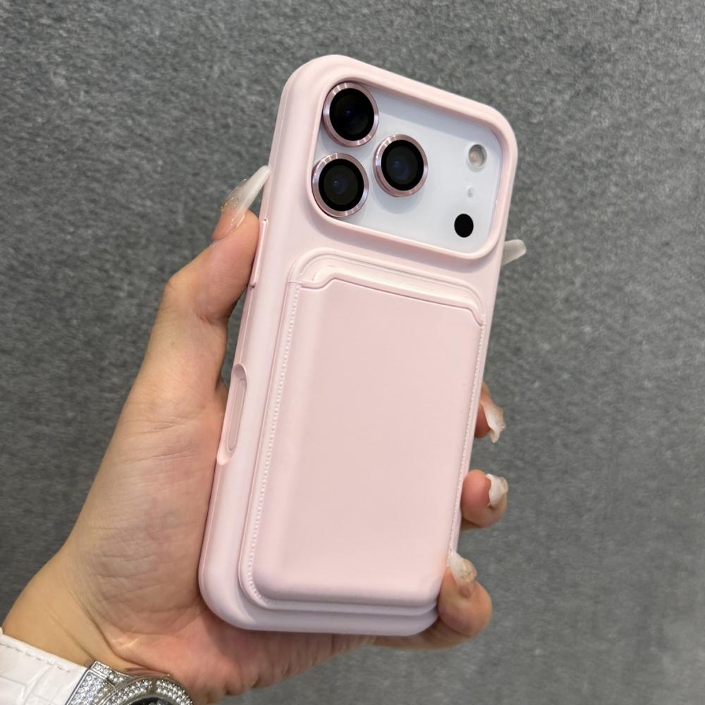 Flüssigsilikon Magnetisch Für Magsafe Geldbörse Steckplatz Halter Hülle Für iPhone 17 Air 16 15 14 13 12 11 Pro Max Weiche Stoßstange Abdeckung