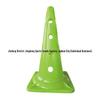 52cm Marker Cone with Square Base & 4 Holes - Football Training Barrier & Obstacle