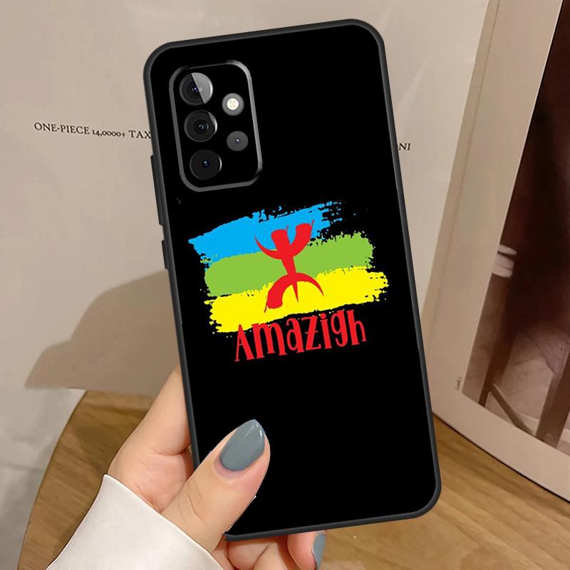 Amazigh Symbol Berber Academy Funda For Samsung Galaxy A15 A25 A35 A55 A52 A32 A12 A14 A34 A54 A51 A71 A53 A13 A33 Case