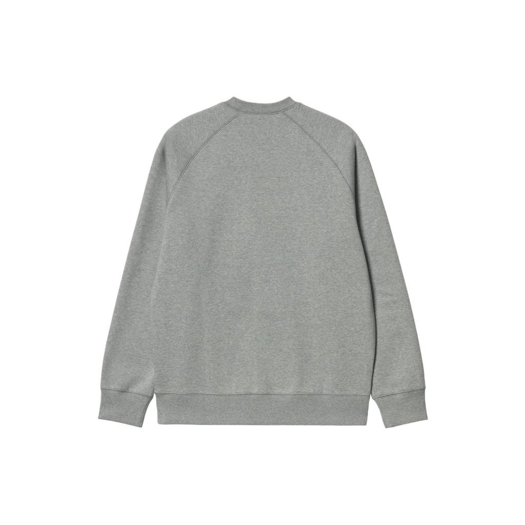Carhartt WIP Felpa Girocollo Casual Minimalista Monocolore Unisex Grigio I026383-00M-XX
