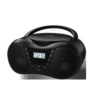 Portable Stereo CD Player with FM Radio Bluetooth-Compatible USB Port CD Player Dual Stereo Sound Speaker