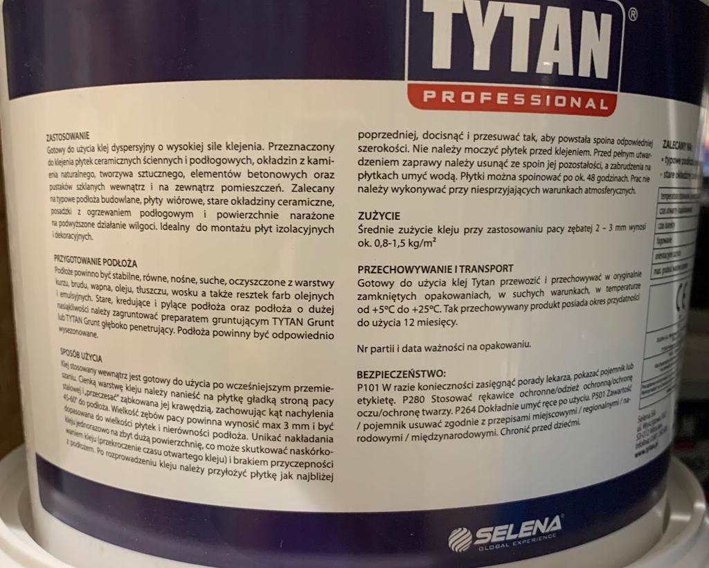 Ready-mixed ceramic tile adhesive 5 kg