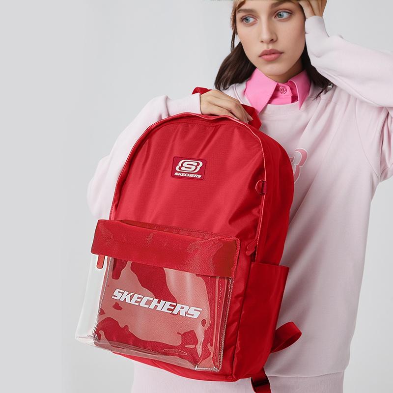 Skechers Transparent Anime Polyester Pain Bag Regular Couple Unisex Bags Blue Gray Red L325K087-03GB