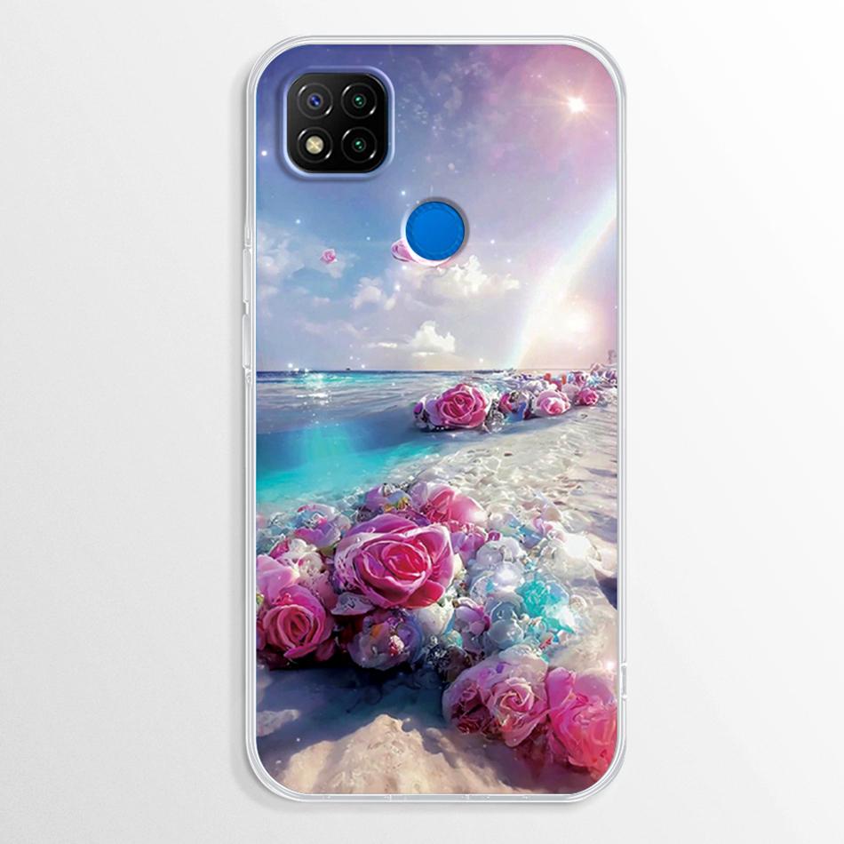 For Xiaomi Redmi 10A Case Fashion Marble Clear Silicon Soft TPU Cover Coque For Xiaomi Redmi 10A 10 A 6.53'' Phone Cases Fundas