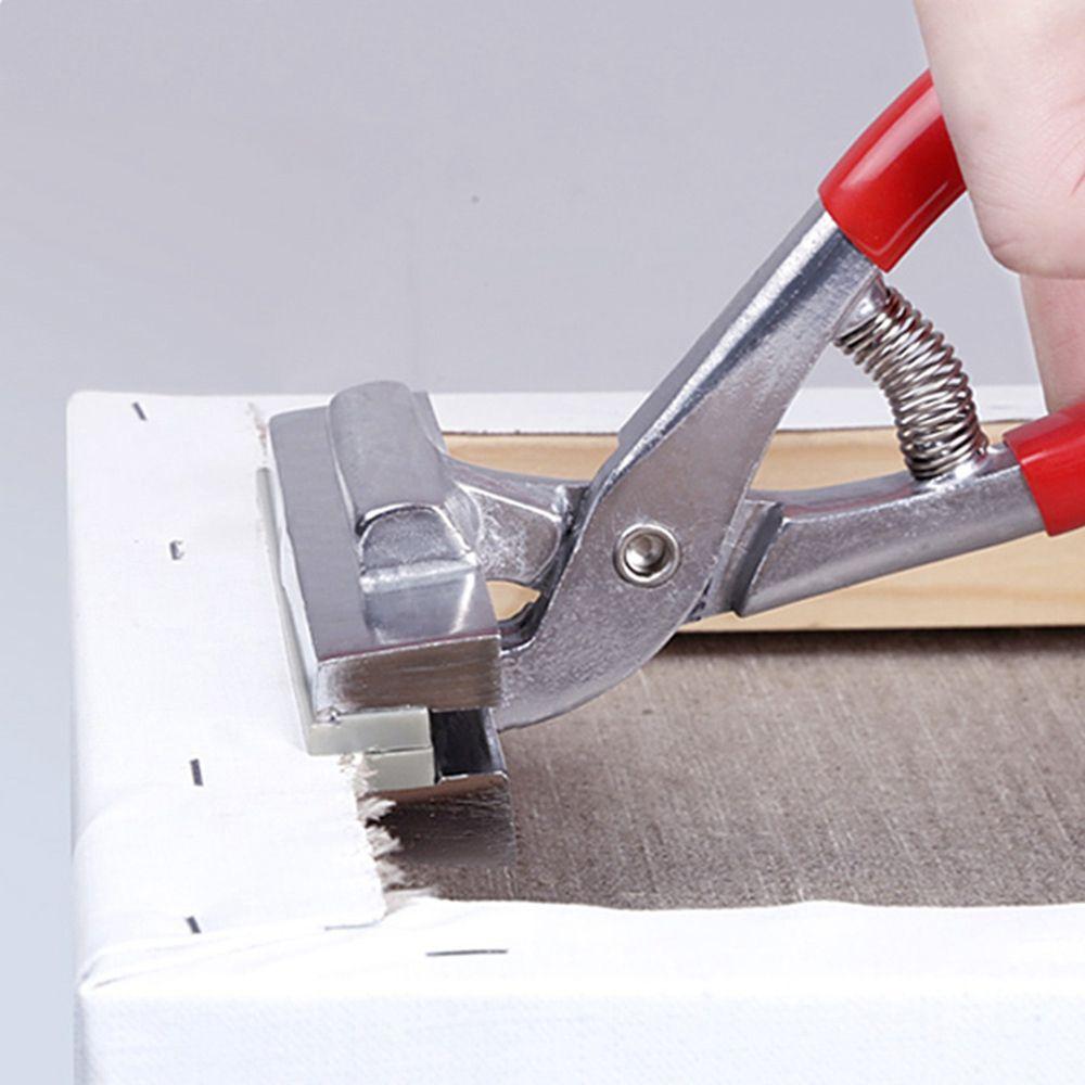 Jarní červená rukojeť Rámovací napínák na obrazy Umělecká malířská pomůcka Plátěné kleště Kleště na olejomalbu