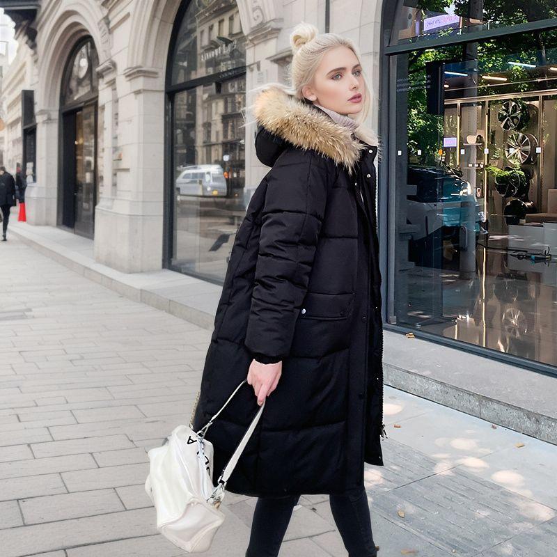 Women's Medium and Long Cotton-padded Clothes, New Winter Thickened -padded Clothes, Loose Student Cotton-padded Jackets, Bread Clothes.