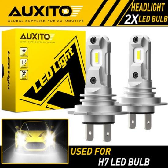 2X H7 LED Headlight Bulb Kit High Low Beam 40000LM Super Bright 6500K White USEA