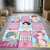 K-Pop Dæmonjægere Guld Saja Drenge Stue Skridsikker Område Tæppe Blødt Tæppe til Soveværelse Legeværelse Sofa, Boligindretning Dørmåtte