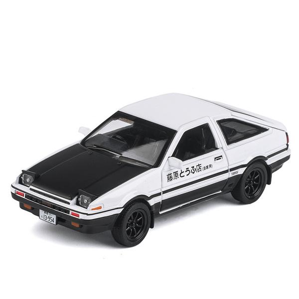 

Автомобильная игрушка 1:32-масштабная литая под давлением модель автомобиля Dash Trueno AE86, игрушка со звуком и светом, отступающая назад, коллекция энергии None чёрный