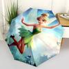 Tinker Bell Themed Travel Umbrella-8 Ribs Automatic Opening and Closing, Portable Folding Design, Compact and Stylish Umbrella Suitable for