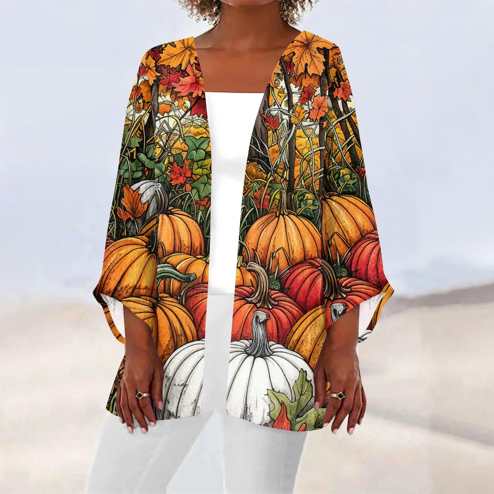 

Женская повседневная модная легкая куртка средней длины с принтом, кардиган M