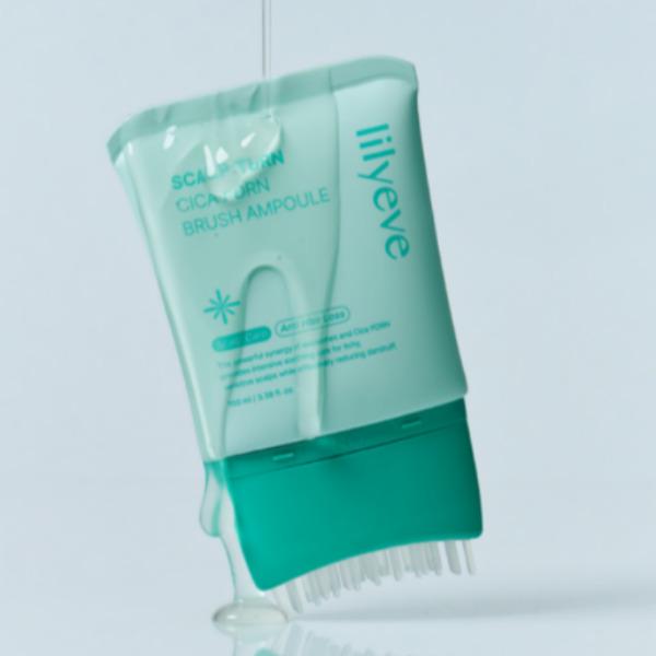 lilyeve ScalpTurn Cica PDRN Hair Loss Care Cooling Scalp Ampoule for Oily Scalp, Dandruff & Scalp Scaling 100ml