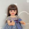 Silicone Reborn Baby Doll 55cm With Realistic Features For Collectors And Kids