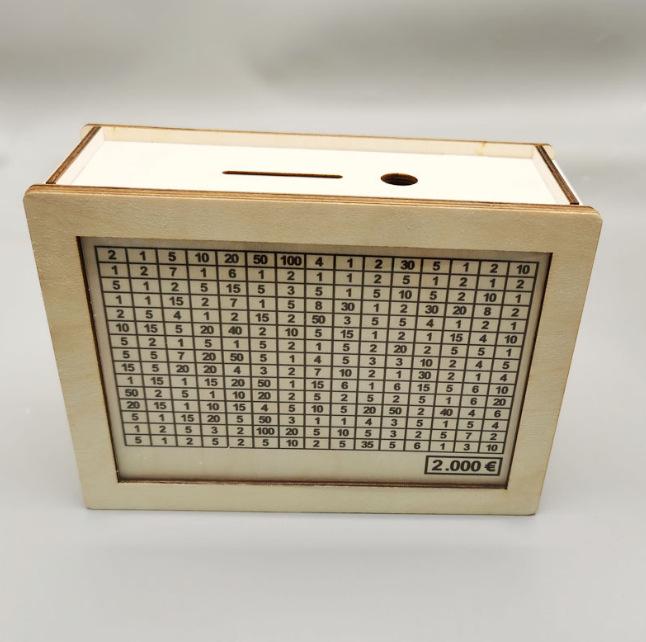 Wooden Cross-Border Money Box with Counter – Quality Piggy Bank and Ornament