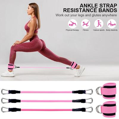 Fasce di Resistenza Elastiche per Caviglia Cinturino per Caviglia Forza Anca Gamba Corda da Trazione Allenamento Fitness Casa Yoga Pilate Crossfit Allenamento Attrezzatura da Palestra