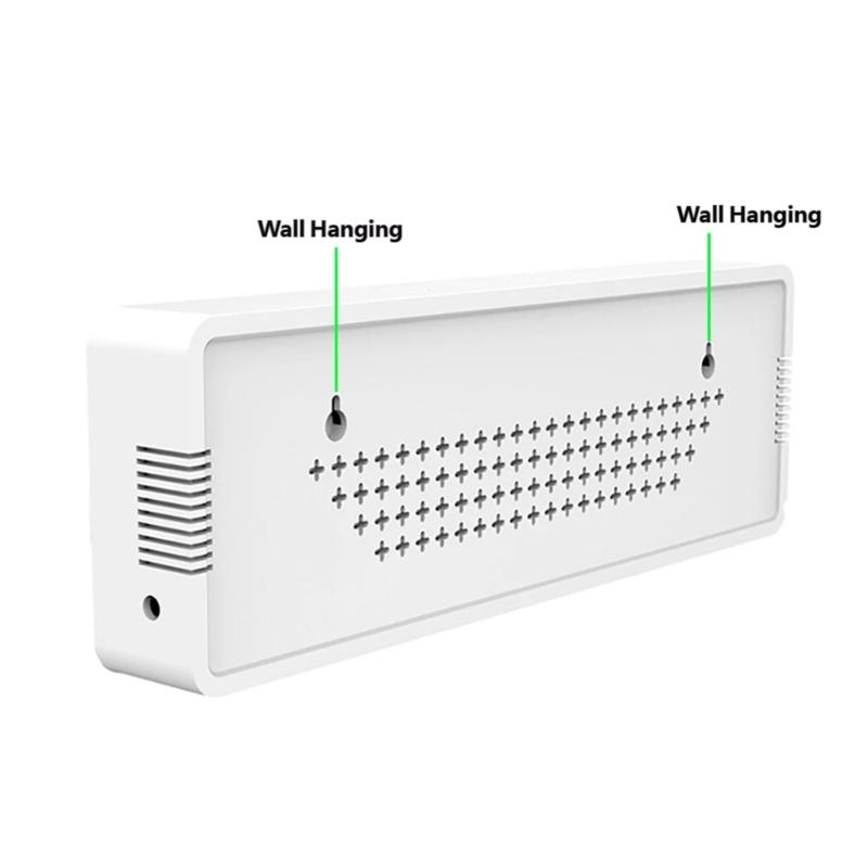 Wall Mounted Sound Level Meter With Temperature Humidity Sensors For Accurate Measurement In Indoor Decibel Meter