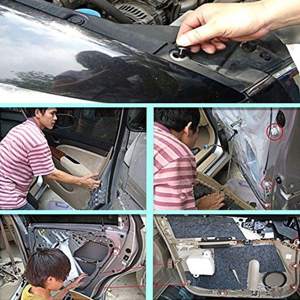 Cleme Fixare Auto 500 Buc Mixte Fixare Auto Universală Cleme Reținere Bară de Protecție Auto Nituri din Plastic cu Apăsare Cleme Ușă Panou