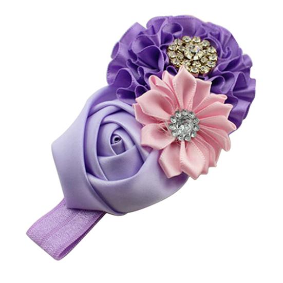 

Милая кружевная повязка на голову с цветком и розой для маленьких девочек, рождественский подарок