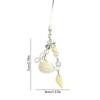 Ocean Style Pearl Bow Shell Conches Charm Beaded Mobile Phone Chains  Keychain Pendants Girly Bag Hanging Ornaments Gifts