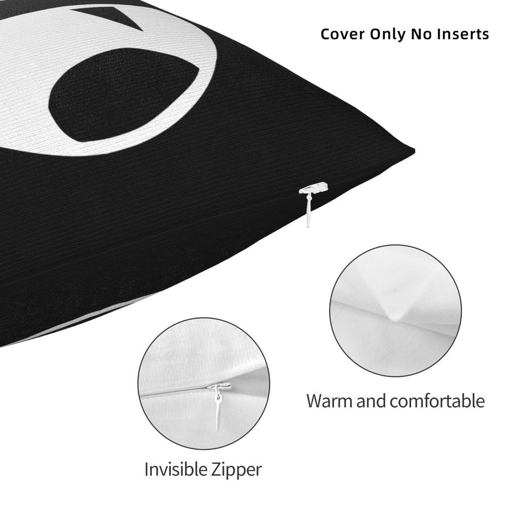 Funny Domo Kun Face Pillow Case Meme Anime Doll Cushion Covers Custom Zippered Decor Pillowcase for Bed 18"