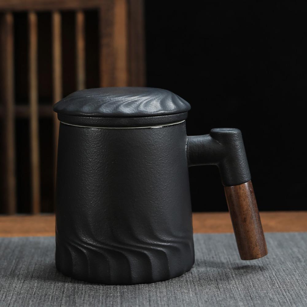 Beautiful Large Tea Mug With Filter Color Changing Mug Cup Cute Mugs Coffee Cups Christmas Mugs Set Thermal Original Ceramic Lid