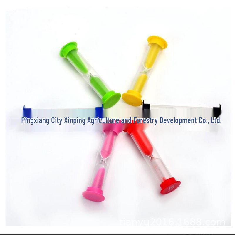 Colorful Hourglass Timer Set: Durable, Drop-Proof, 10/30 Sec & 1/2/3/5/10 Min Options