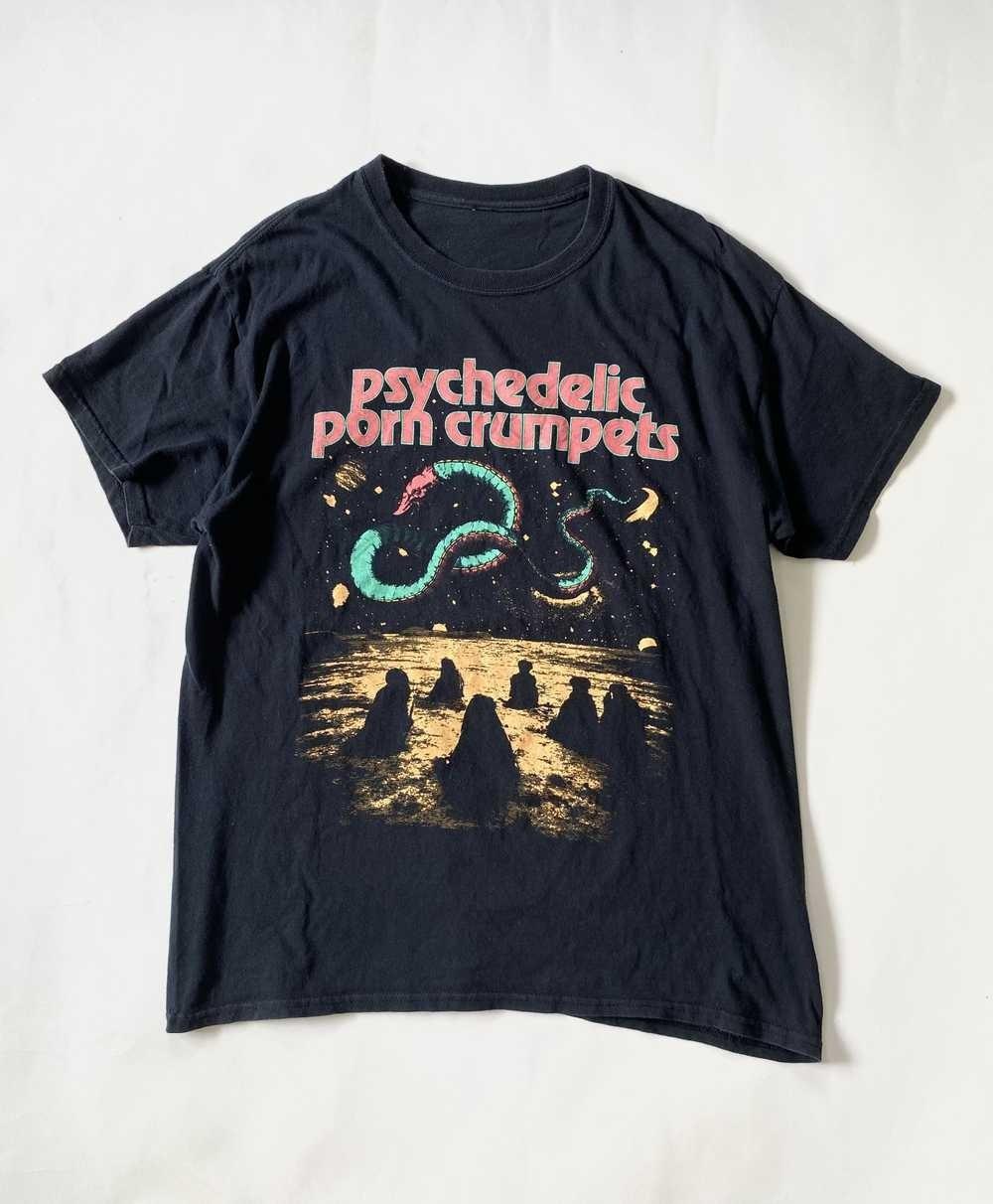 Rare Psychedelic Porn Crumpets Band Tour T-shirt S to 5XL GG082 FREE SHIPPING L