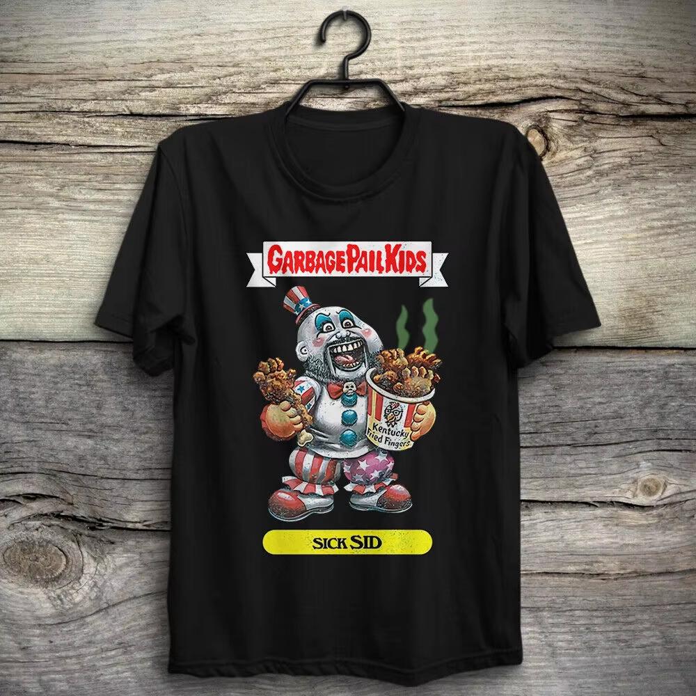 Regular Unisex Cotton Tshirt Movie GPKs Tee Captain Spaulding Garbage Pail Kids Drip Clothing Cheap Clothing Graphic T Shirts S