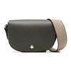 Épure Logo Embossed Snap Closure Crossbody Shoulder Bag Small Women Bags Gray-Brown 10253HFY892