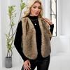 Women's Clothing Hot-selling New Imitation Fur Collar Short Vest Jacket Vest