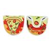 PU Leather Golf Club Protector Pizza Pattern Wood Headcover Golf Head Cover  Hybrid UT