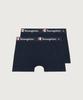 [Champion] Herrar Script Logo Underkläder 2-pack Marinblå [Skickas från Korea] 100% Äkta