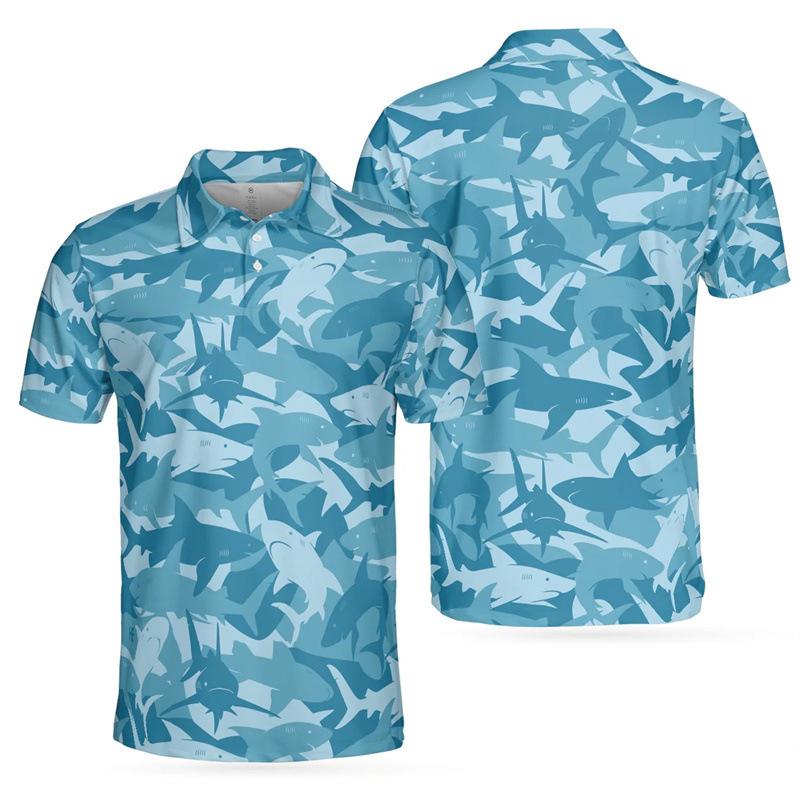 Trendy essential! Floral print short sleeve polo shirt, casual and versatile.