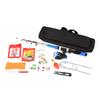 Fishing Tackle Set with 2.1m Telescopic Fiberglass Fishing Sea Rod Spinning Fishing Reel Fishing Baits Hooks Fishing