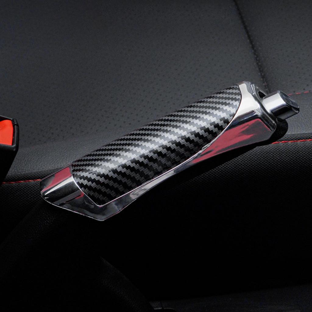 Carbon Fiber Car Carbon Fiber Handbrake Cover Protective Sleeve Hand Brake Protection Car Interior Accessories