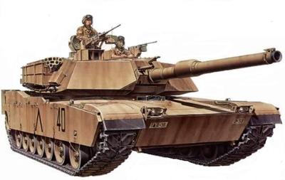 Tamiya 1/35 Military Miniature Series No. 156 U.S. Army M1A1 Big Gun Abrams Tank Plastic Model 35156