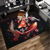 Koi Fish Artwork Office Rug Chair Mat, Entryway Carpet, Suitable for Front Door, Bedroom, Living Room, Desk, Holiday Gift